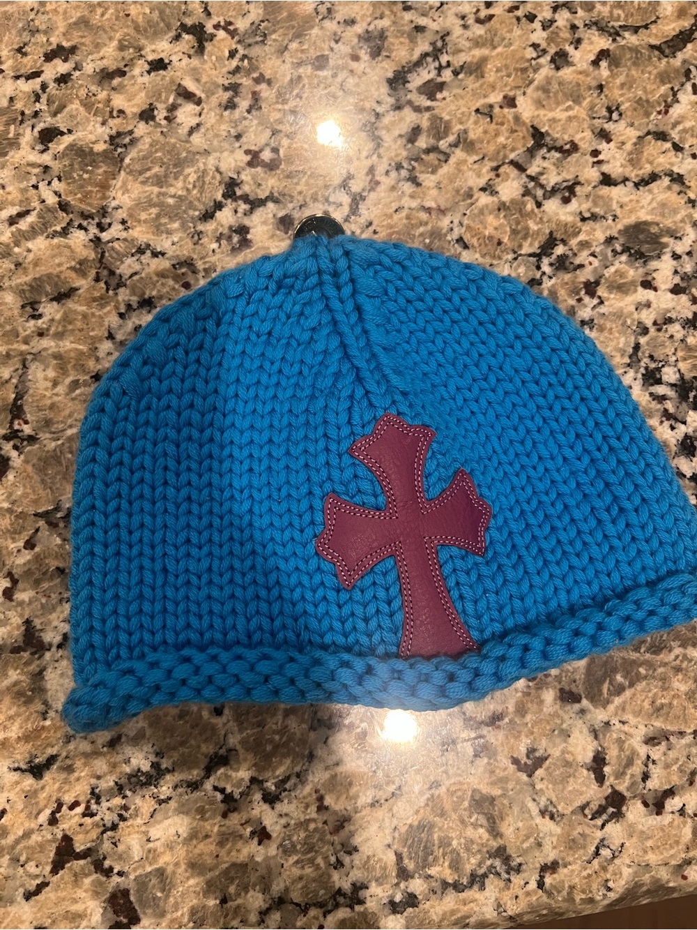 Chrome Hearts Vibrant Blue Cashmere Knit